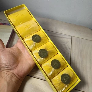 Vtg Pogues Fine Fruit Glo Soap Bars Lemon 24Oz Butterfly RARE Cincinnati Store - Picture 1 of 7