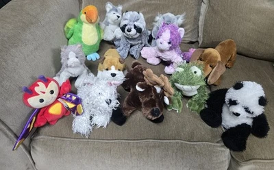 Ganz Webkinz Lil Kinz Lot 13 Cinnamon Dachshund Pom Kitty Raccoon Parakeet Frog - Image 1 of 4