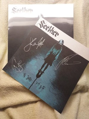 🎸 Seether – The Surface Seems So Far (SIGNED Smoke Vinyl LP) 💿🔥 - Image 1 of 3