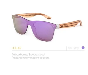 Gafas de sol WOODA madera/metal SOLLER - polarizadas (Hechas en Ibiza, España) - Imagen 1 de 4