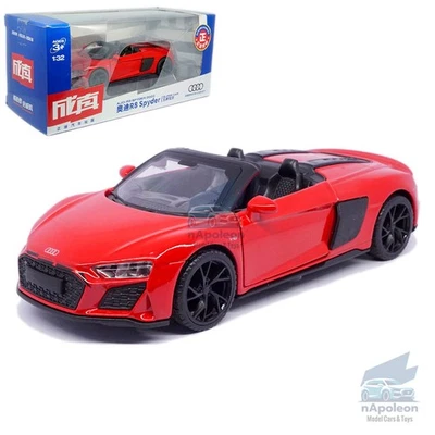 1:32 Audi R8 Spyder 2020 Modelo Coche Aleación Diecast Vehículo de Juguete Colección Regalo Rojo Foto 1 de 4