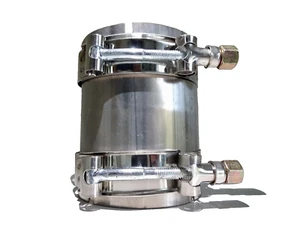 3 Inch " / 78 mm Stainless Exhaust Connector Joiner / Spring Clamps / Universal - Afbeelding 1 van 19