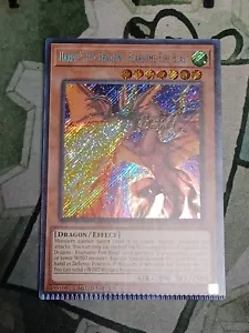 Yugioh - Harpie's Pet Dragon - Fearsome Fire Blast STAMPA ERRATA segreto raro - quasi nuovo - Foto 1 di 2