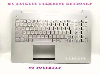 Teclado reposamanos húngaro para Asus N550J/N550JA/N550JK/N550JV/N550JX/N550LF Foto 1 de 2