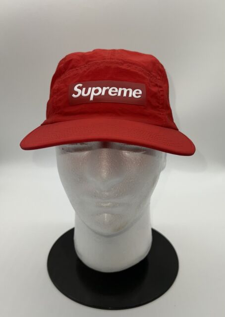 SUPREME Cap Nylon Red Small Box 6Panel Fashion head wear Red Nylon