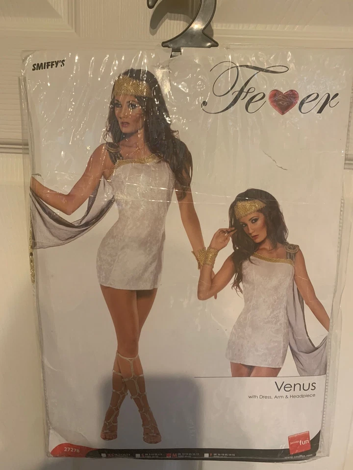 Новый без ценников костюм греческой богини Smiffy's Venus взрослый размер M платье головной убор - Изображение 1 из 4