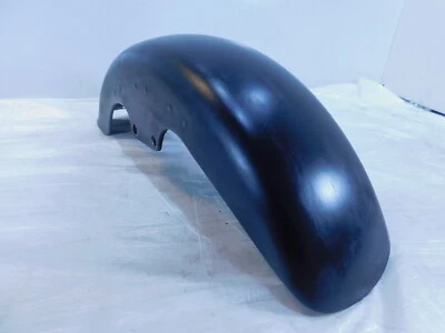 Guardabarros cubierta rueda delantera estilo personalizado negro deslizante ancho Harley Davidson Dyna Foto 1 de 4