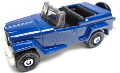MATCHBOX 1948 WILLYS JEEPSTER CONVERTIBLE AZUL 1:64 DIECAST COCHE 2 1/2" Foto 1 de 4