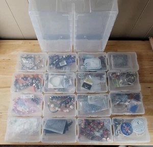 Various Brands JEWELRY MAKING ITEMS Various Styles Iris Tote w/16 Compartments - Picture 1 of 18