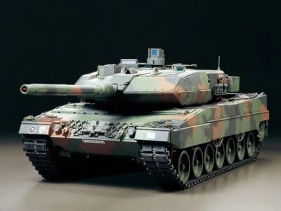 LEOPARD 2 A6 Full Option Kit 1:16 RC Remote Control Tank  Tamiya 56020 US Stock - Image 1 of 4