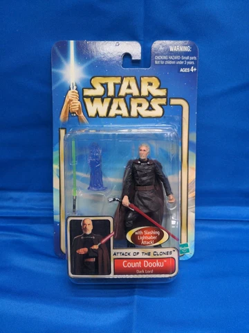 Count Dooku Dark Lord Star Wars 3.75" Attack of the Clones Collection 1 NIB Cover