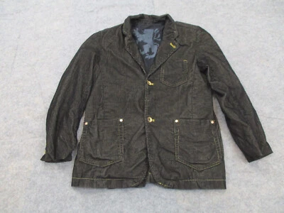 Chaqueta Sean John Niños Grande Marrón Negro Pana Blazer Bolsillo Abrigo Juvenil Foto 1 de 4