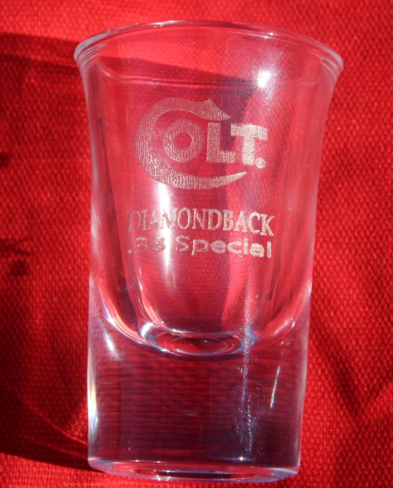 COLT Firearms Diamondback shot glass  - Image 1 of 1