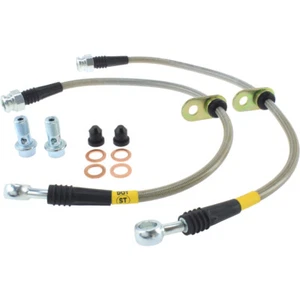 StopTech 950.40010 Front Braided Stainless Brake Line for 1997-01 Honda Prelude - Picture 1 of 2