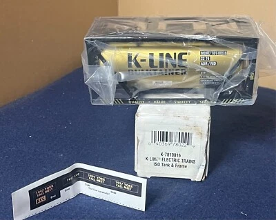 K-Line K-7810016 ISO бак и рама, новый в коробке Bulktainer калибра O - Изображение 1 из 4
