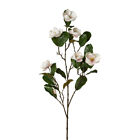 Kunstblume MAGNOLIE 120cm. Mit 6 knstlichen Magnolienblten und Knospen FUCHSIA
