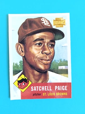 2001 TOPPS ARCHIVES SATCHEL PAIGE #220 1953 REPRINT ST. LOUIS BROWNS - Image 1 of 2