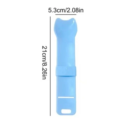 Dispensador de alimentación de golosinas para gatos bocadillos cuchara de alimentación para mascotas gatos gatos excelentemente Foto 1 de 4