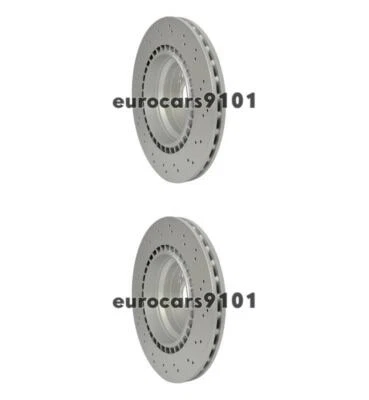 Rotores de freio a disco traseiros Mercedes E63 AMG Hella-PAGID (2) 355122572 2114231112 - Imagem 1 de 2