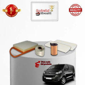 KIT TAGLIANDO 4 FILTRI CITROEN SPACETOURER 1.6 HDI 66KW 90CV DAL 2018 -> - Imagen 1 de 1