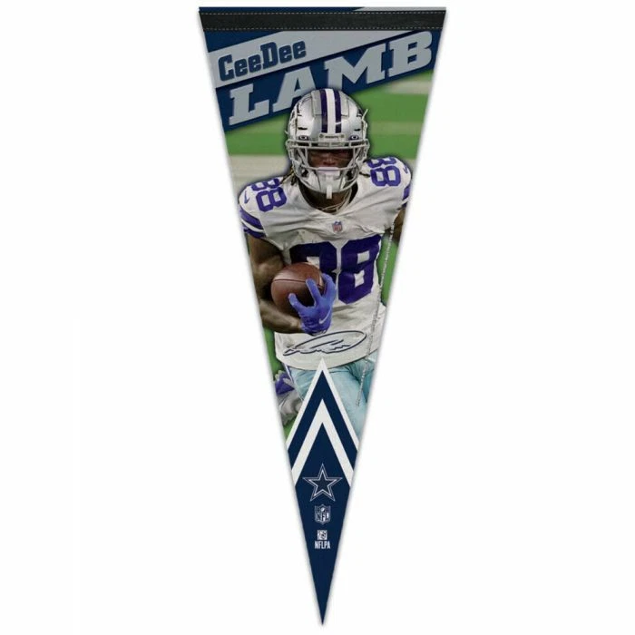 CEE DEE LAMB DALLAS COWBOYS PREMIUM QUALITY PENNANT 12"X30" BANNER  - Image 1 of 1