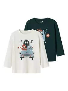 Name it Jungen Langarmshirts 2er Pack Gr. 92-128 NMMVAGNO 2P LS LOOSE TOP - Bild 1 von 6