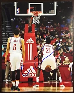 Chinanu Onuaku signed Autogramm Auto Houston Rockets 8x10 Foto COA - Bild 1 von 1