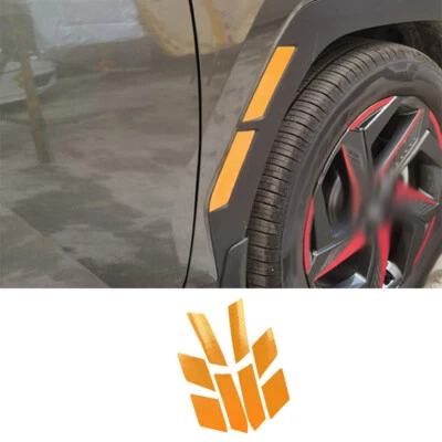 Calcomanía amarilla rueda ceja arco cubierta guardabarros moldura para Hyundai Tucson 2022-2025 Foto 1 de 4