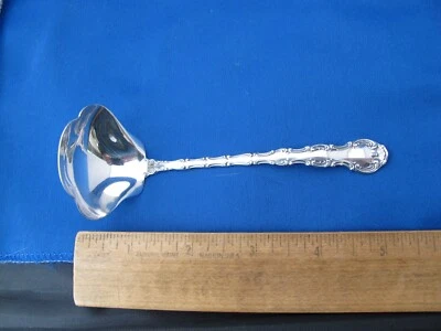 Gorham Sterling ESTRASBURGO (1897) CUCHARÓN DE SALSA - 5 1/4 pulgadas - sin mono Foto 1 de 4