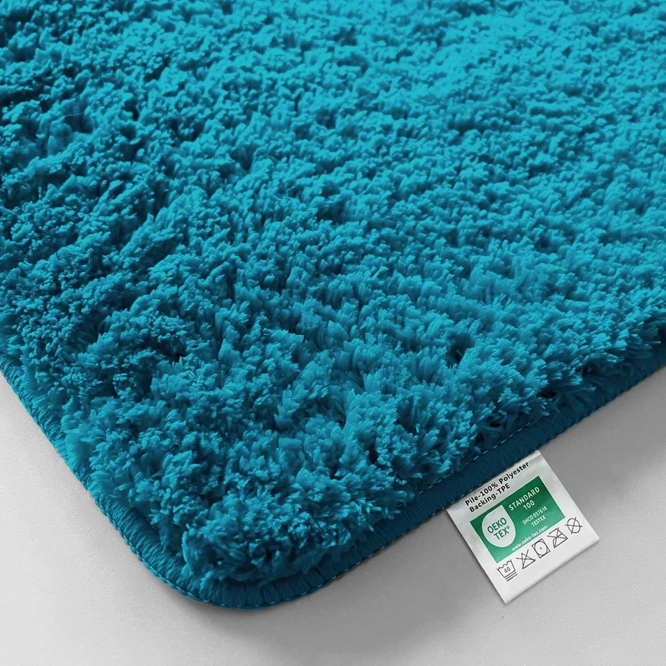 Badematte SKY UNI | Badteppich kuscheliger Hochflor | Rutschfester Badvorleger - Bild 1 von 1