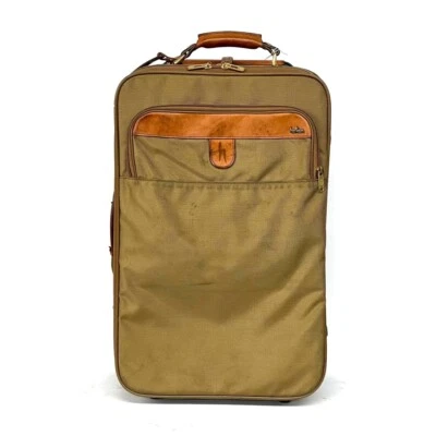 Equipaje de Mano Hartmann 22" Bronceado Balístico con Borde de Cuero (Usado - Muy Bueno) Foto 1 de 4