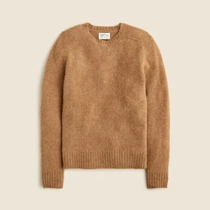 J. CREW Sweater Men's Brushed Wool Crewneck Heather Camel Brown - NEW NWT - Picture 1 of 1