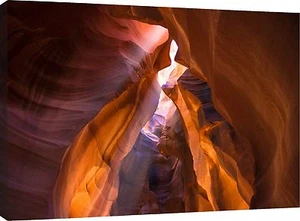 Quadro stampa su tela canvas foto ANTELOPE GRAND CANYON moderno arte casa USA - Foto 1 di 1