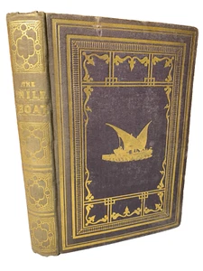 Antique Victorian Ornate Egyptian Book Gilded Embossed NILE BOAT Glimpses Egypt - Foto 1 di 24