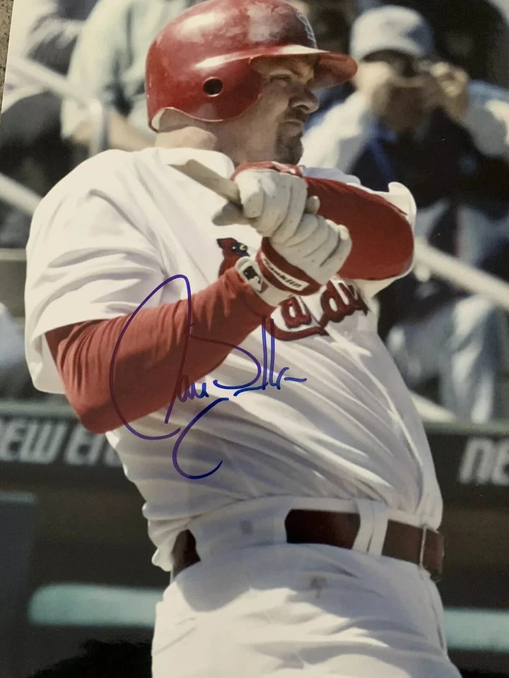 FOTO 8X10 AUTOGRAFIADA DE LARRY WALKER HOF 2020 ROCKIES EXPOS ST LOUIS CARDINALS Foto 1 de 1