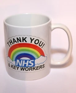 THANK YOU NHS/KeyWorkers Limited Edition MUG #StaySAFE #StayHOME - 10% to NHS - Picture 1 of 4