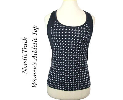 Nordictrack女式L锻炼运动服运动运动运动赛车背心 — 第 1/4 张图片