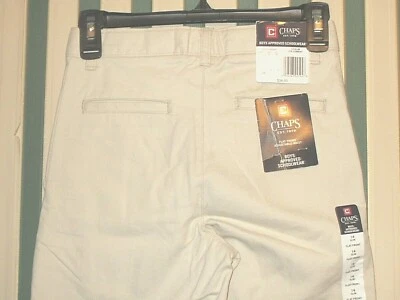 Pantalones de uniforme de ropa escolar aprobados por CHAPS para niños talla 14 ajustados; colores surtidos nuevos con etiquetas Foto 1 de 4