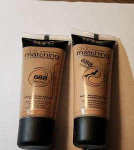 2x Base NYC New York Color Skin Matching 688 Mediana 1oz 30 ml - Imagen 1 de 1