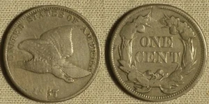 Error: 1857 F.E. Cent Clashed w/ Liberty Seated Half Die FS-0038 Snow 9 IREC54 - Picture 1 of 1