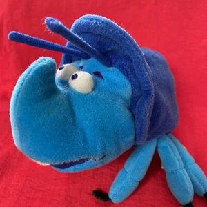 Vintage Disney Store A Bugs Life Dim Beetle Bean Bag 7" Plush Stuffed Toy Used - Picture 1 of 10