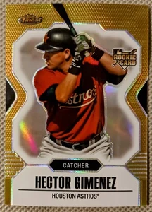 2007 Hector Gimenez RC Topps Finest Gold Refractor 46/50 #137 Houston Astros - Picture 1 of 2