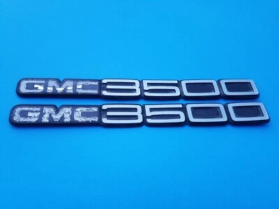 01 02 03 04 05 06 07 GMC 3500 SAVANA SIERRA EMBLEMA LATERAL INSIGNIA CONJUNTO SÍMBOLO (2002) Foto 1 de 4
