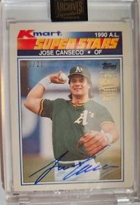 2021 Jose Canseco Topps Archives Signature Series 20/21 - Picture 1 of 4