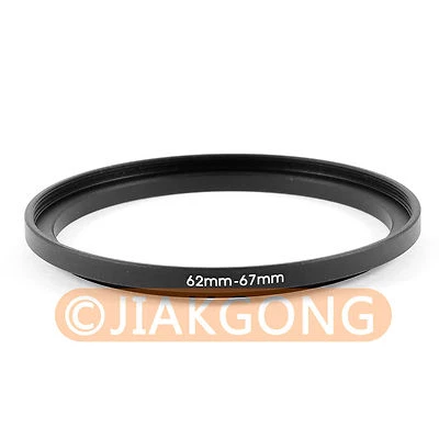 62mm-67mm 62-67 mm Step Up Filter Ring Stepping Adapter - Image 1 of 4