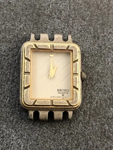 ✅ Reloj Vintage Seiko 2P20-5E8A Ladies Tank Watch Roman Dial Quartz - Imagen 1 de 8