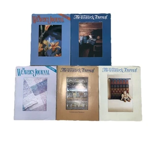 Rivista The Weaver's Journal 1985-1987 lotto di 5 - Foto 1 di 11