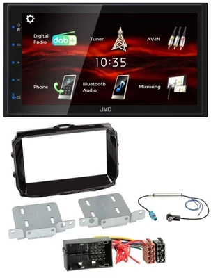 JVC USB Bluetooth MP3 DAB 2DIN Autoradio für Alfa Giulietta ab 13 940 Facelift p - Bild 1 von 4