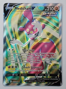 Medicham V (Full Art) 185/203 Holo Ultra Rare SWSH07: Evolving Skies NM English - Picture 1 of 2