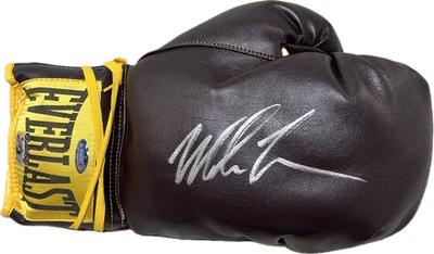 Mike Tyson Signed Right Everlast Leather 14oz Boxing Glove TriStar Tyson Athen - Image 1 of 4